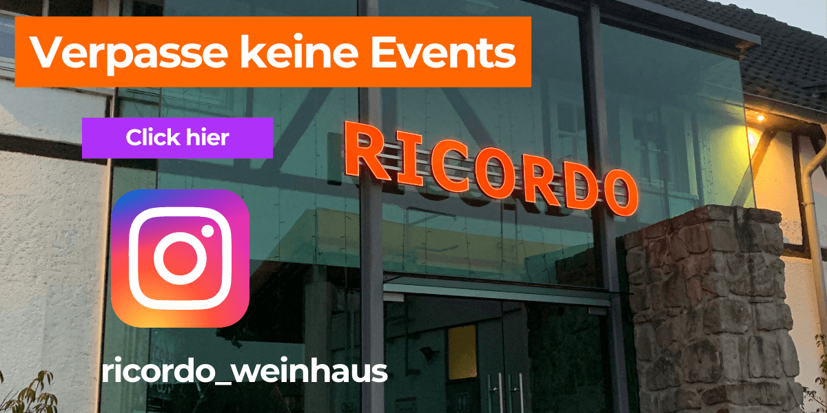 Folge dem Weinhaus RICORDO auf Instagram für Event-News, Wein-Tipps und Eindrücke aus Lüdinghausen